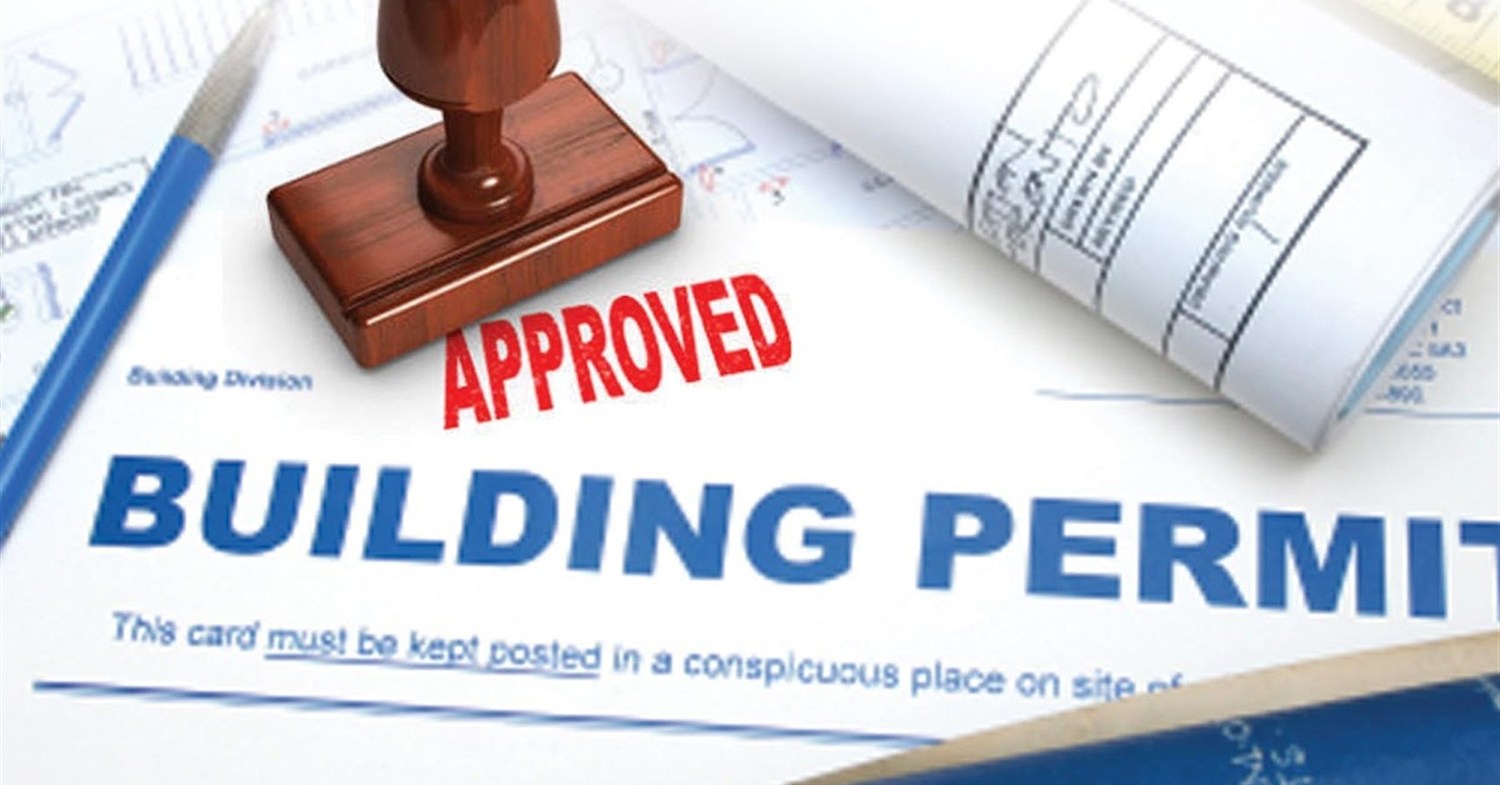 An approved building permit for constructing a lanai screen enclosure in Tampa