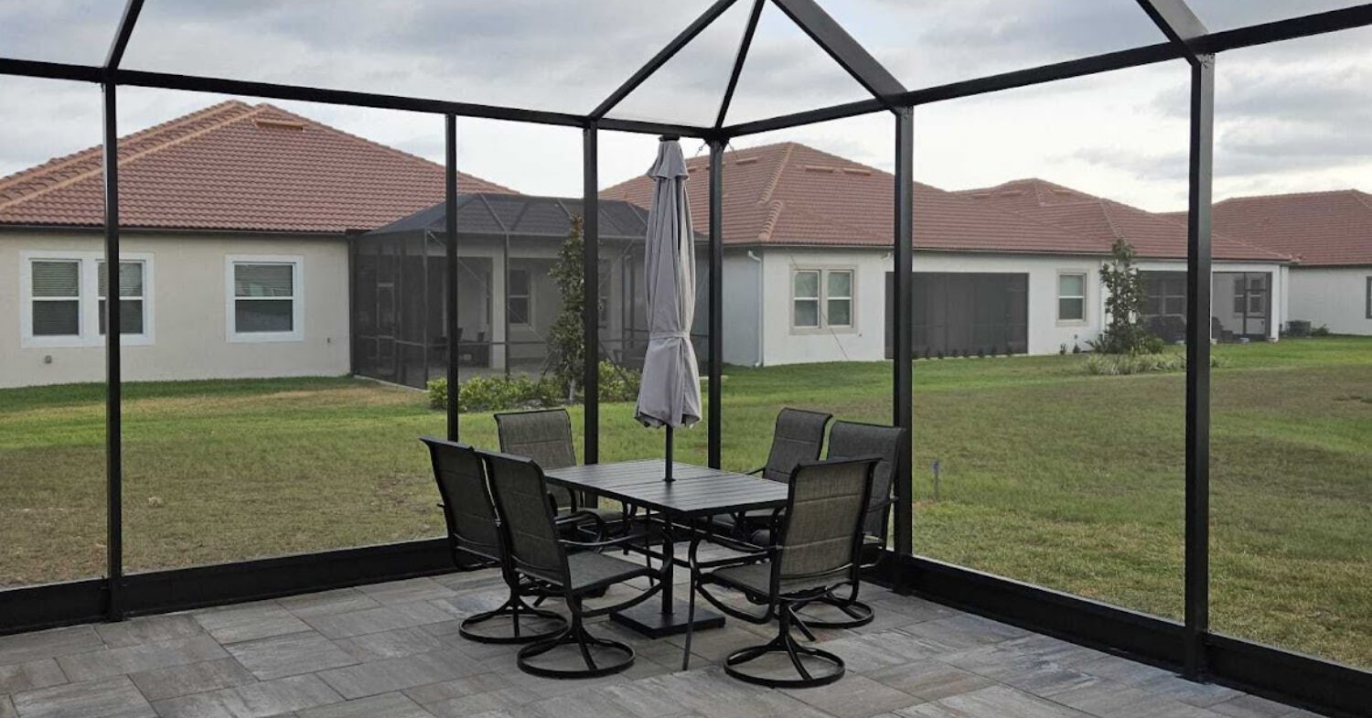 lanai screen enclosure installation in Brandon
