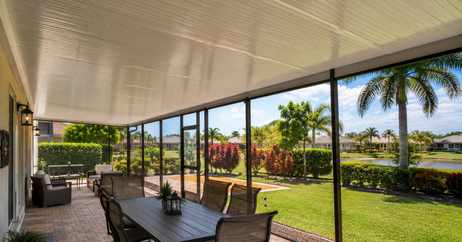 pan roof vs screen mesh roof